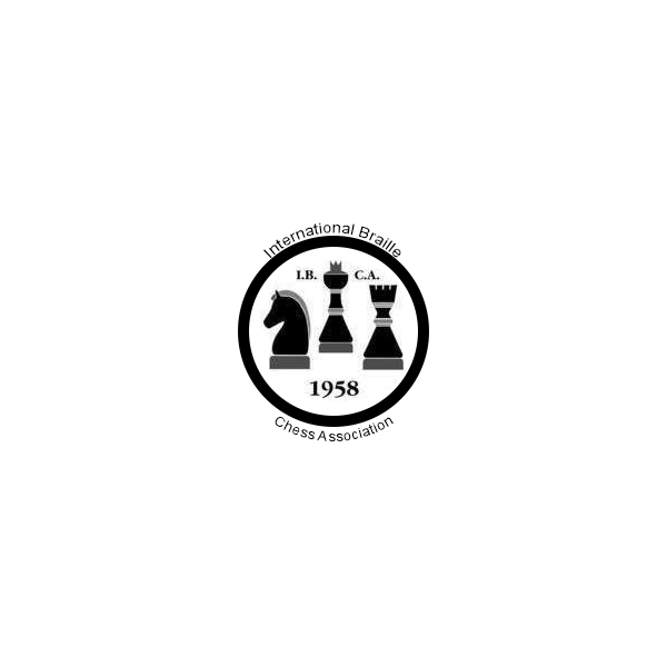 IBCA Round Logo (Black Knight, King & Queen on white background. IBCA above & 1958 below)